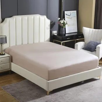 Prostěradlo Prostěradlo s gumou Spod Igły i Nitki bavlněný satén 140 x 200 cm