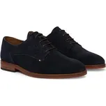 Polobotky Tommy Hilfiger Hilfiger Suede Dress Shoe FM0FM05776 Tmavomodrá 45