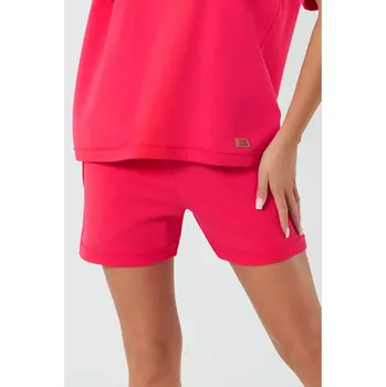 Dámská móda Italská móda Madri krep barva: fuchsiová S