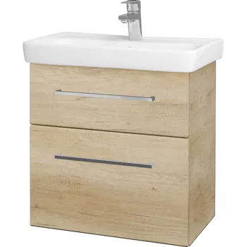 Koupelnový nábytek Dřevojas - Umyvadlová skříňka GO SZZ2 60 - D15 Nebraska / Úchytka T04 / D15 Nebraska 204815E