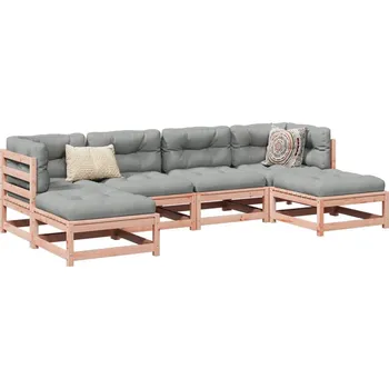 Zahradní lavice zahrada-XL 6dílná zahradní sedací souprava s poduškami masivní douglaska 3295820