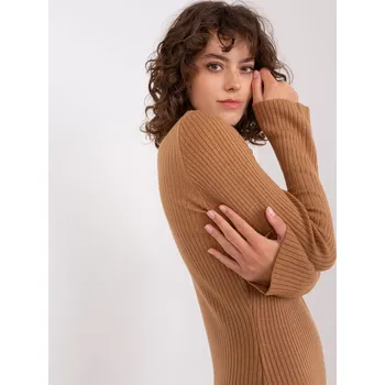 Dámské šaty BA SK 2215 šaty.84 velbloudů jedna velikost