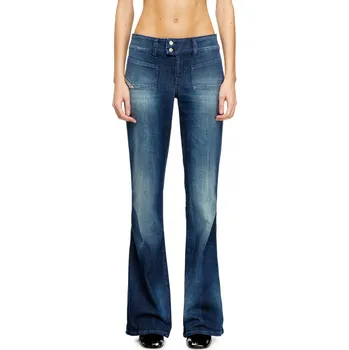 Dámské džíny DŽÍNY DIESEL D-HUSH TROUSERS DENIM