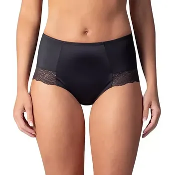 Stahovací kalhotky Dámské stahovací kalhotky FLAT TUMMY LACE MIDISLIP - BELLINDA - černá L