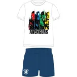 EplusM Chlapecké bavlněné pyžamo krátké AVENGERS/bílé