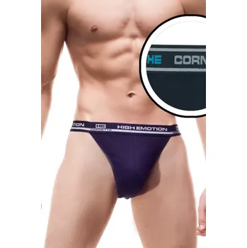 Pánské spodní prádlo Pánské slipy High Emotion dark blue - CORNETTE tmavě modrá XXL
