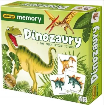 Desková hra RODINNÁ HRA KARTY PEXESO DINOSAUŘI PRO DĚTI OD 8 LET – ROZVÍJÍ PAMĚŤ