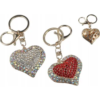 PŘÍVĚSEK NA KLÍČE NA KLÍČE PŘÍVĚSEK NA KABELKU SRDCE SRDÍČKO DÁREK LÁSKA
