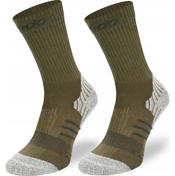 Pánské ponožky Termo Ponožky STM Comodo khaki 43-46 polyester