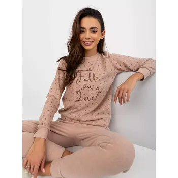 Pánské pyžamo Pyžamo BR PI 9106 béžové XL