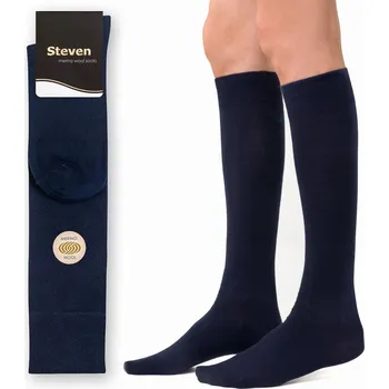 Dámské ponožky DÁMSKÉ PODKOLENKY vlněné antibakteriální VLNA MERINO Steven *38-40