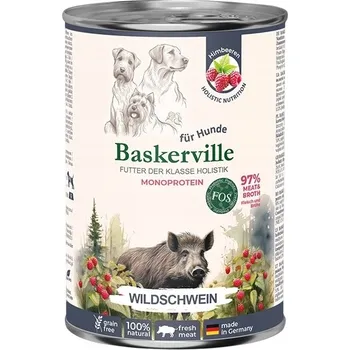 Krmivo pro psa Baskerville Prebio Kanec - Monoproteinové krmivo s prebiotiky, 5 % tuku