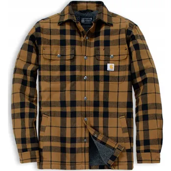 Pánská košile Carhartt pánská košile, volnočasová, dlouhý rukáv, volný střih, bavlna, velikost L