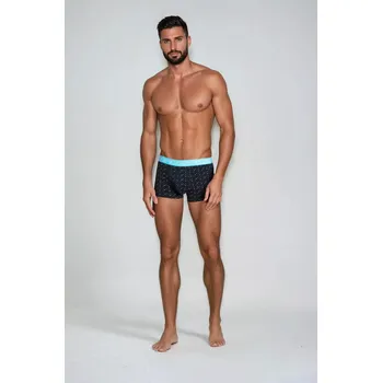 Pánská móda Origin boxerky 38295-MLC Sada 2 kusů černá a tmavě modrá - Henderson XXL