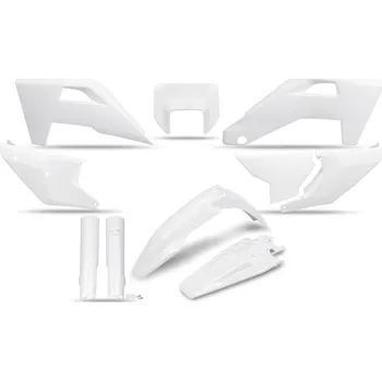 UFO sada plastů a kryty tlumičů HUSQVARNA FE 250 / 350 / 450 / 501 '25-'26, TE 250 / 300 HERITAGE '25-'26 (bílá)