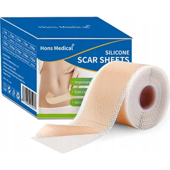 Zdravotnický materiál Silikonová náplast na jizvy 4 cm x 150 cm