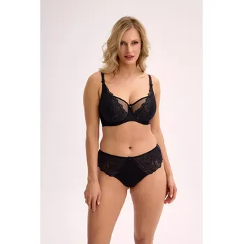Podprsenka JESSIA 1229 BLACK SOFT BALCONETTE BRA černá 95C