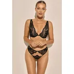 Kinga PU-1143 Aurie push-up podprsenka černo-béžová 65C