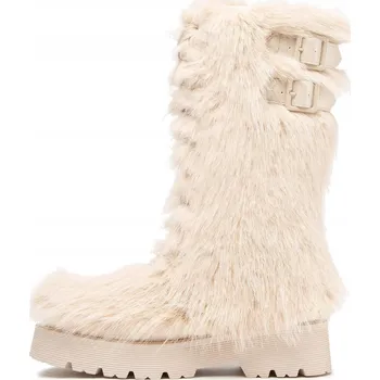 Dámské kozačky Jenny Fairy Kozačky APRES-WS02 Béžové