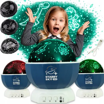 Lampička Projektorová lampička Stator modrá