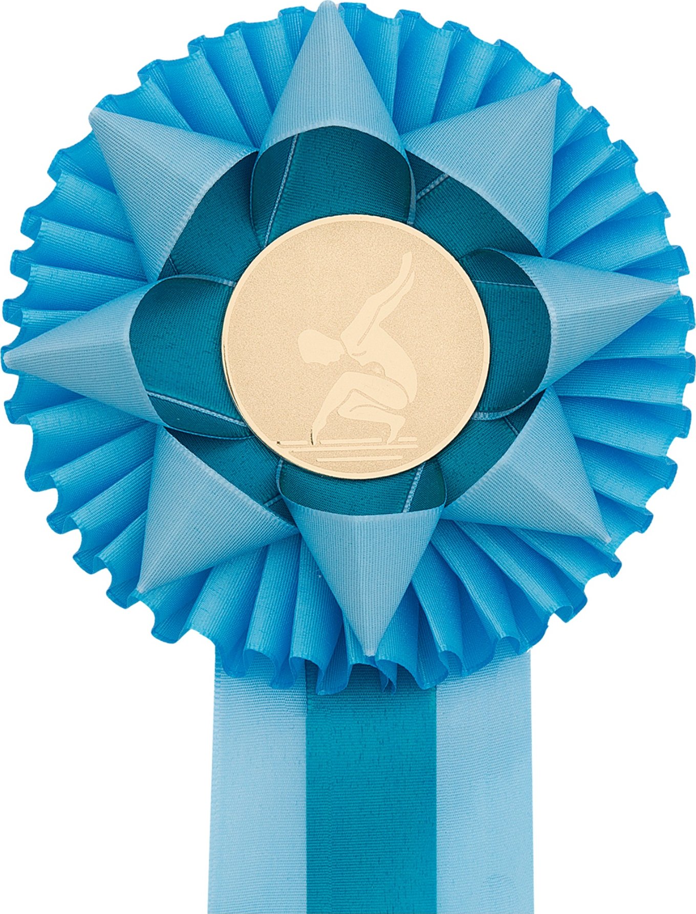 Kokarda dvouřadá KVĚTINA, průměr 13 cm
