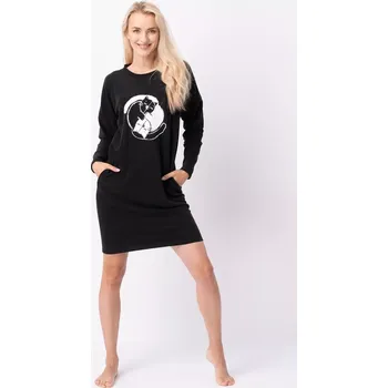 Dámská noční košile Klíč ke košili LHD 922 B24 S-XL Černá M