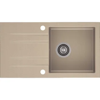 Granitový dřez Jednokomorový granitový dřez Moderno Acqua béžový