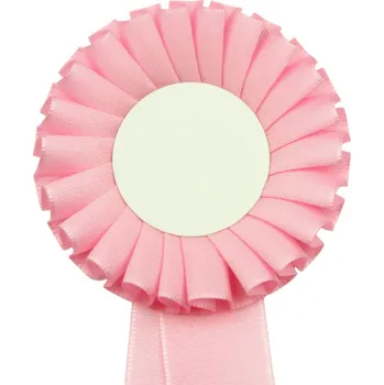 Kokarda jednořadá STANDARD, průměr 8 cm, sv.růžová