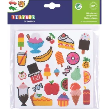 Dětské navlékací korálky Předlohy pro zažehlovací korálky - 110 motivů - 2471404