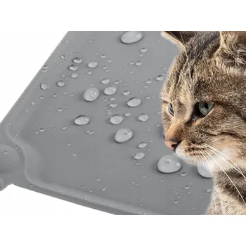 Miska pro psa Podložka pod misku pro psa kočku voděodolná silikonová protiskluzová