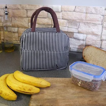 Termotaška na oběd - pruhy