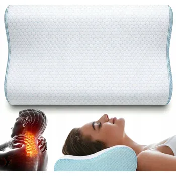 Polštář Ergonomický ortopedický polštář na spaní z paměťové pěny