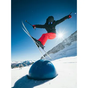 PÁNSKÉ LYŽAŘSKÉ KALHOTY 4F S ŠLEMI S MEMBRÁNOU 15000 NA LYŽE XL