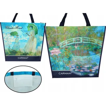 Carmani nákupní taška plast bez vzoru