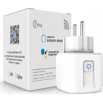 Elektrická zásuvka WiFi ZÁSUVKA ČASOVÝ SPÍNAČ MĚŘIČ SPOTŘEBY ELEKTRICKÉ ENERGIE