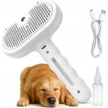 Kosmetika pro psa SAMOČISTICÍ PARNÍ KARTÁČ PRO PSY - ELEKTRICKÝ PRO PÉČI O SRST