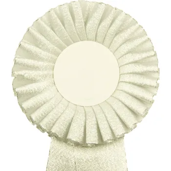 Kokarda jednořadá STANDARD, průměr 11 cm, stříbrná