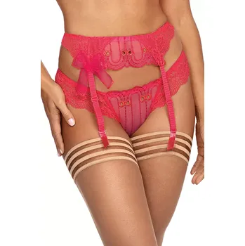 Podvazkový pás Axami V-9552 barva: růžová XL