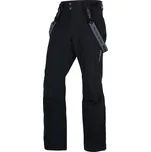 Northfinder Pánské lyžařské komfortní kalhoty regular střih s odepínatelnými kšandami WILFRED, černá, XL