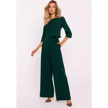 Dámský overall M798 Dvouvrstvý horní overal - lahvově zelený EU XL