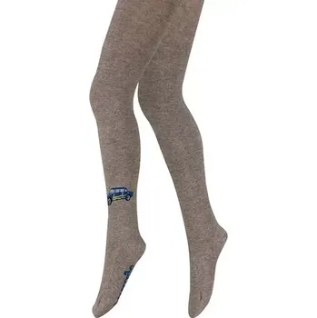 Dívčí oblečení Gatta U38.N01 chlapecké vzorované punčocháče 128-146 grafit 128-134