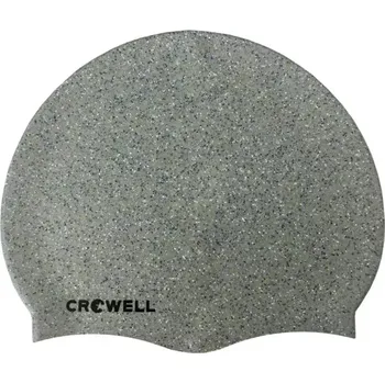 Čepice Silikonová plavecká čepice Crowell Recycling Pearl silver col.2 134 cm
