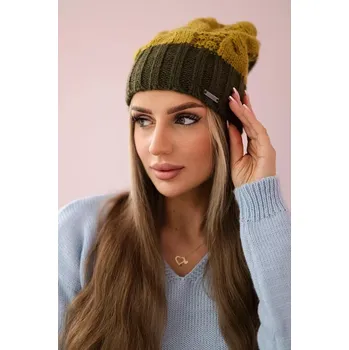 Čepice Paris fleecová čepice K212 kiwi+khaki UNI