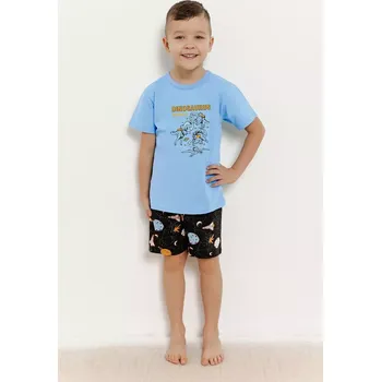 Pánské pyžamo Taro Spencer 3406 pyžamo kr/r 92-116 W25 Modrá 92