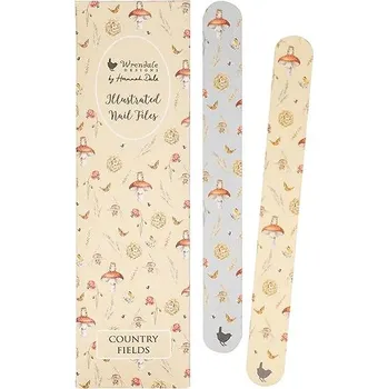 Přípravek na nehty Wrendale Designs Sada pilníků 2 ks Myška a motýl