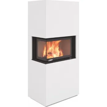 Krbová kamna Nordpeis Monaco A vysoká základna levé boční prosklení