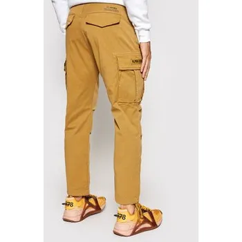 Alpha Industries Kalhoty z materiálu Squad 188202 Hnědá Regular Fit 31