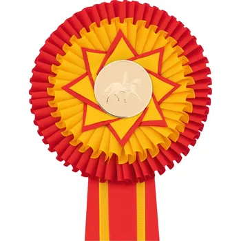 Kokarda třířadá HVĚZDA, průměr 16 cm