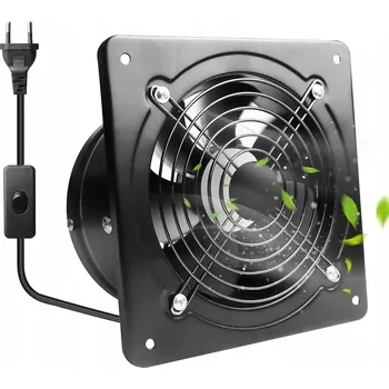 Domácí ventilátor Potrubní ventilátor odtahový 150mm 525 m3/h tichý se zpětnou klapkou