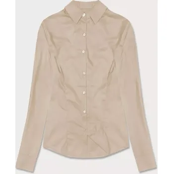 Dámská košile Klasická béžová dámská košile (HH039-34) odstíny béžové XL (42)